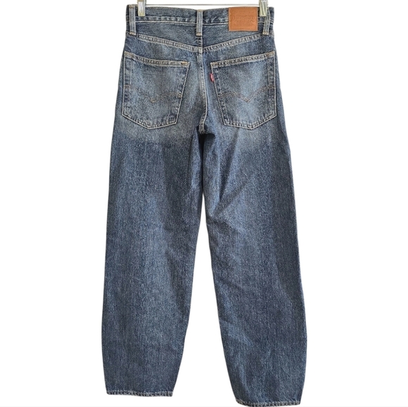 Levi's® Premium Baggy Dad Women Jeans Rigid Denim Size 23 Loose Fit 100% Cotton - Picture 6 of 10